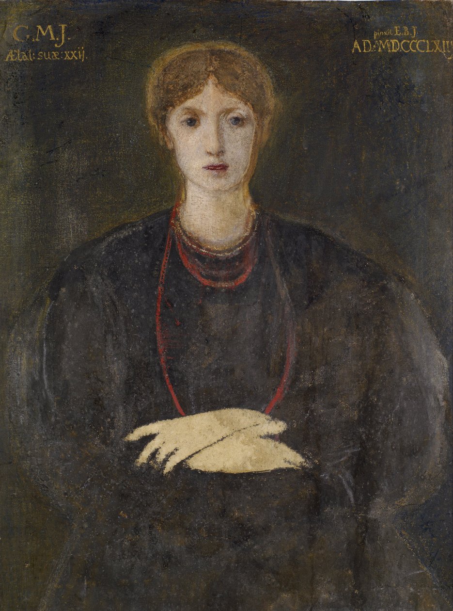 Porträtt av Georgiana Burne-Jones (1840-1920) av Edward Burne Jones