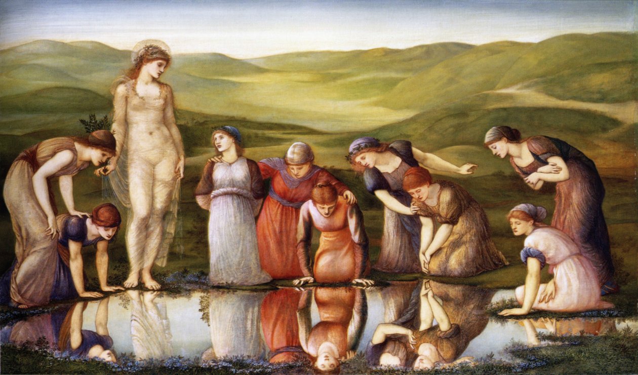  The Mirror Of Venusn av Edward Burne Jones