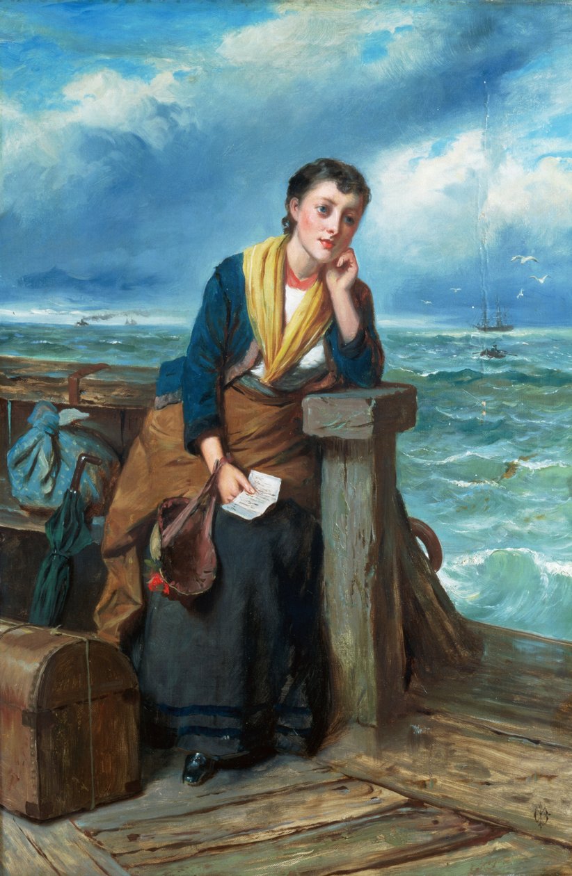 Emigranten, ca 1860 av Edward Charles Barnes