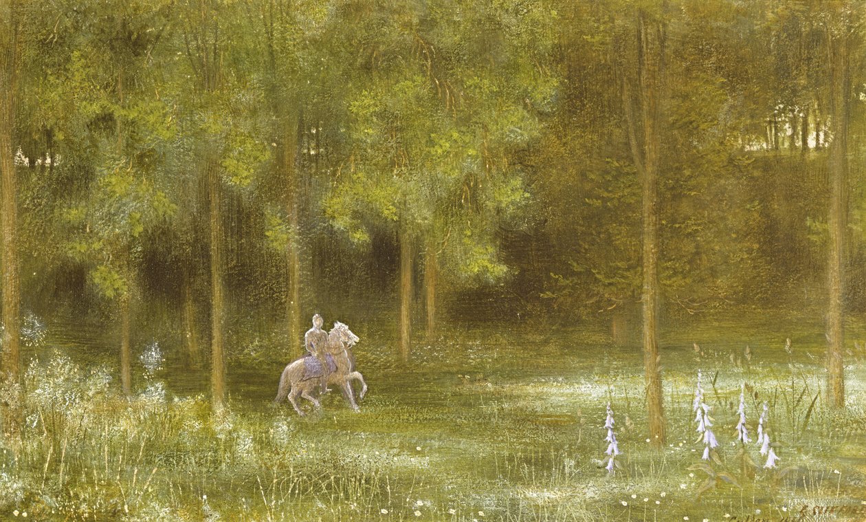 Riddare i ett landskap av Edward Clifford