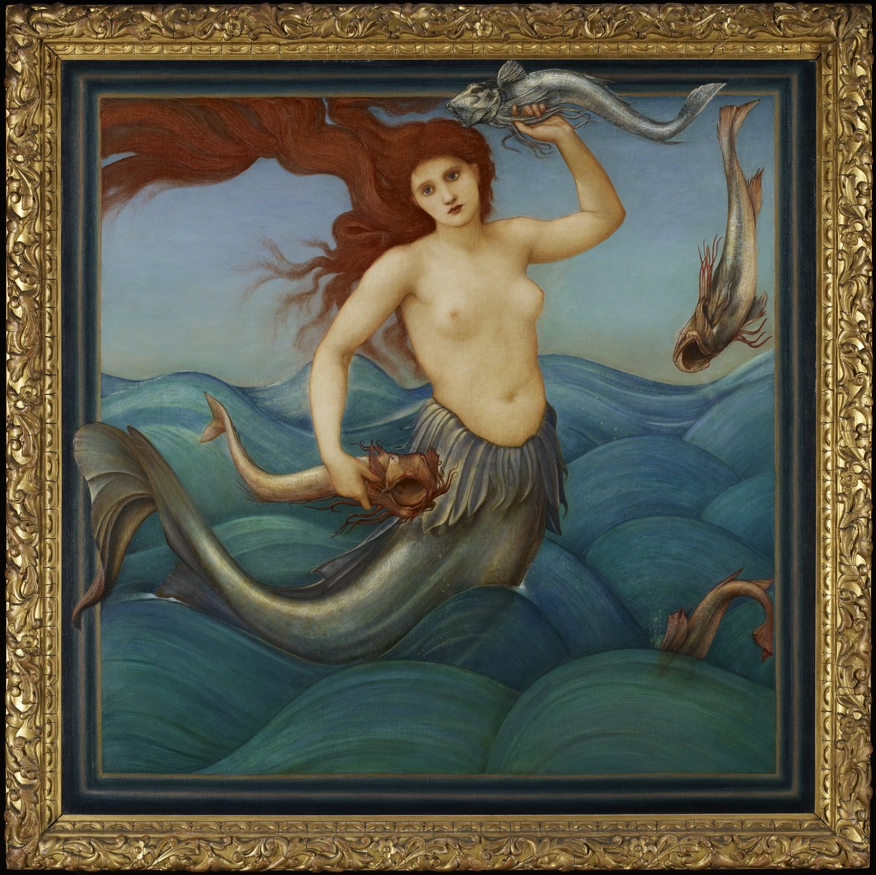 A Sea-Nymph av Edward Burne Jones