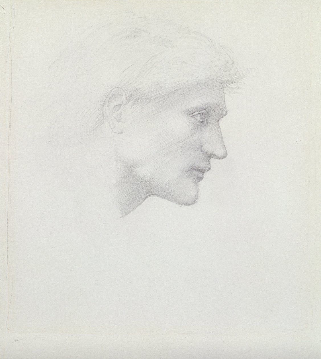 Alessandro di Marco - huvudstudie av Edward Burne Jones
