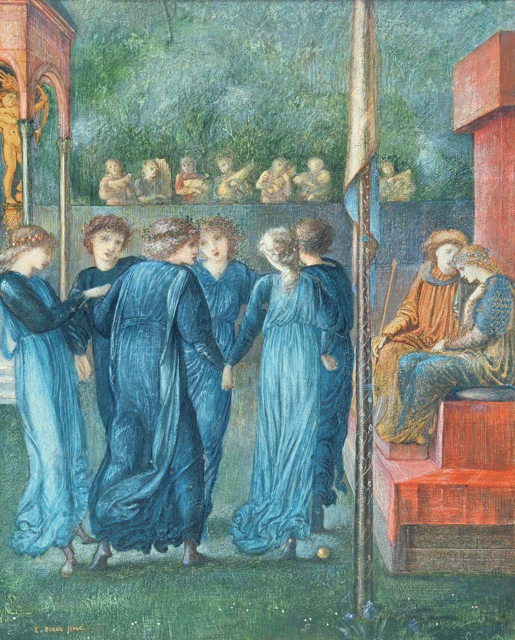 Kung Renes bröllop, 1870 av Edward Burne Jones