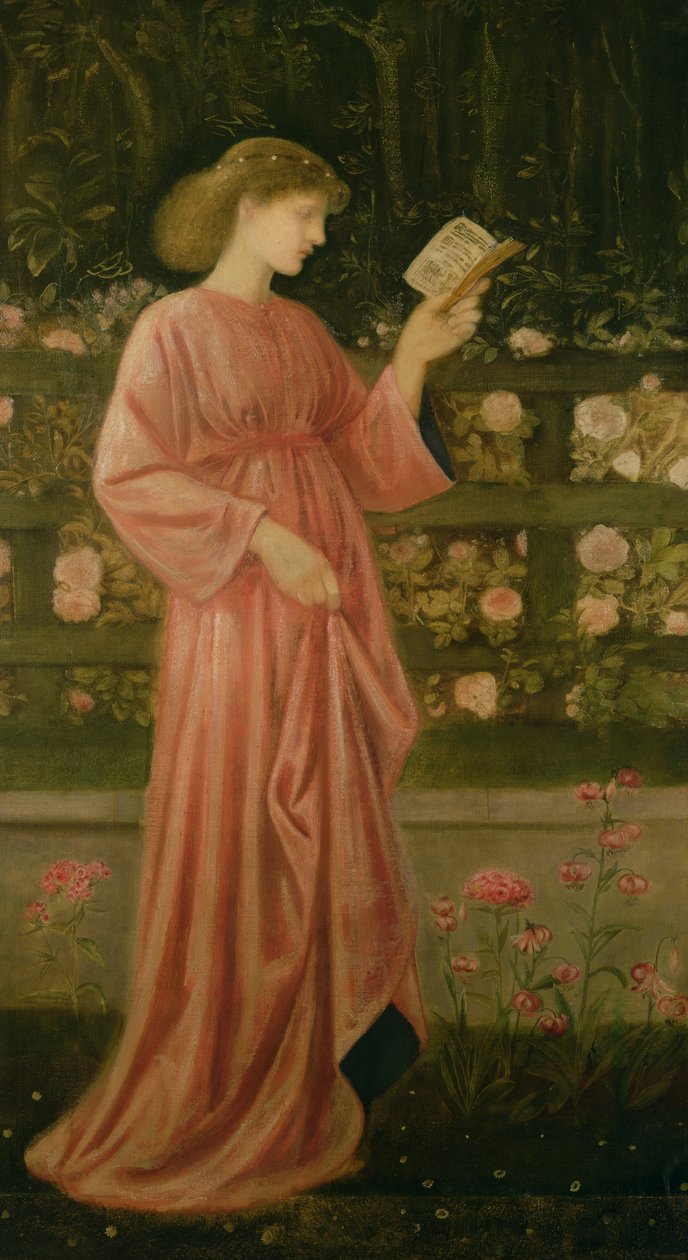 Prinsessan Sabra (Kungens dotter) 1865-66 av Edward Burne Jones