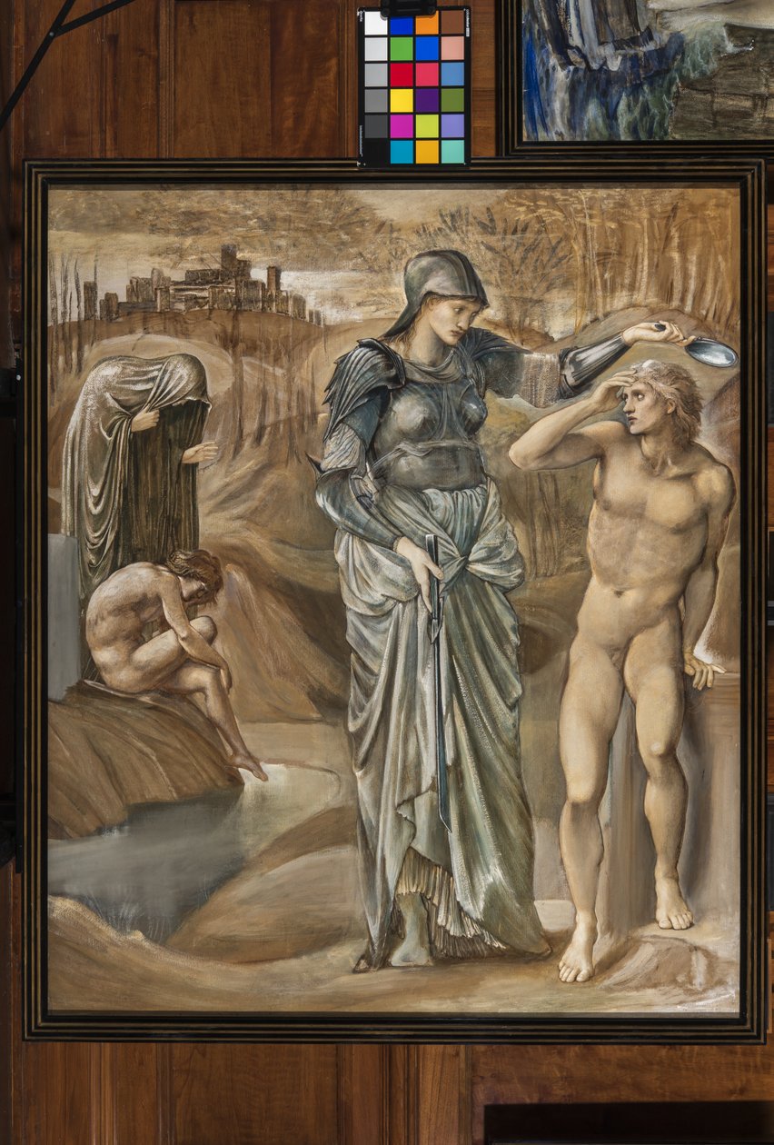 Perseus kallelse, ca 1876 (gouache) av Edward Burne Jones