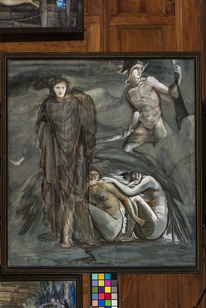 The Finding of Medusa, c.1876 (gouache) av Edward Burne Jones