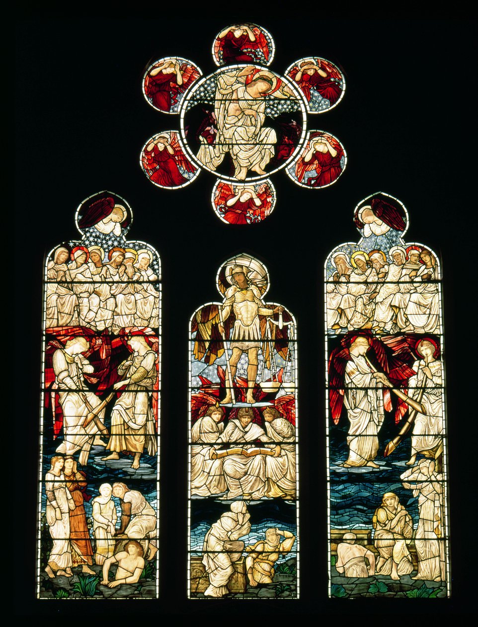 The Last Judgement, 1874-75 (målat glas) av Edward Burne Jones