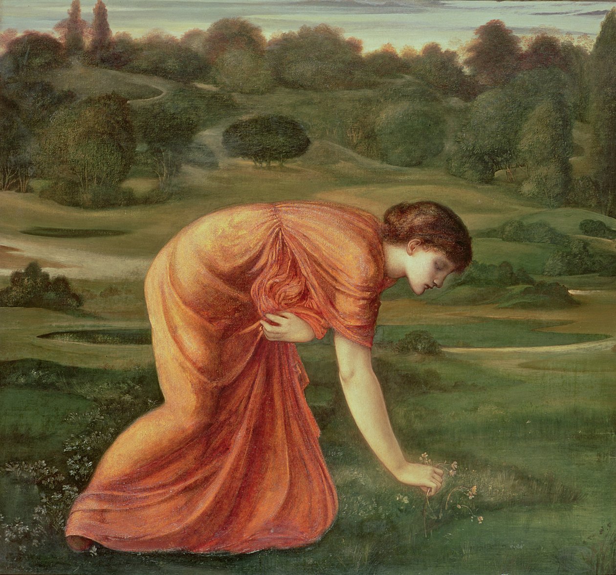Marigolden, ca 1870 av Edward Burne Jones