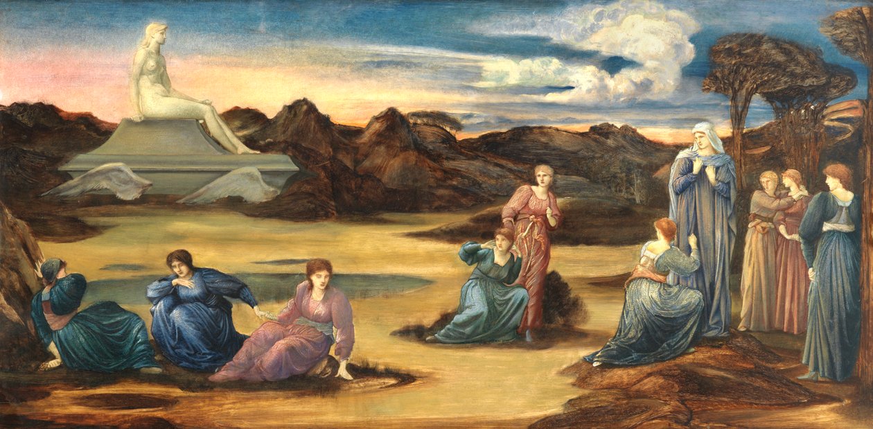 Venus bortgång, c.1875 av Edward Burne Jones