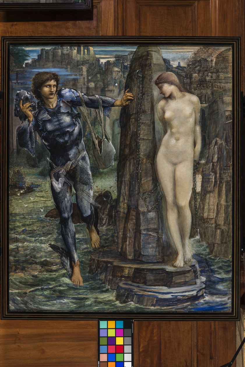 The Rock of Doom, ca 1876 (gouache) av Edward Burne Jones
