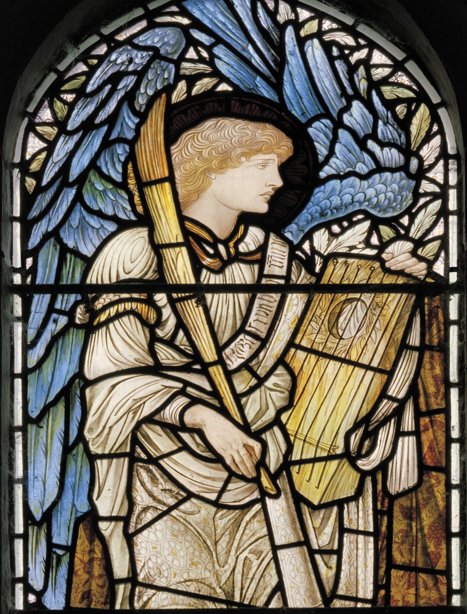 Ängelmusiker, 1877 av Edward Burne Jones