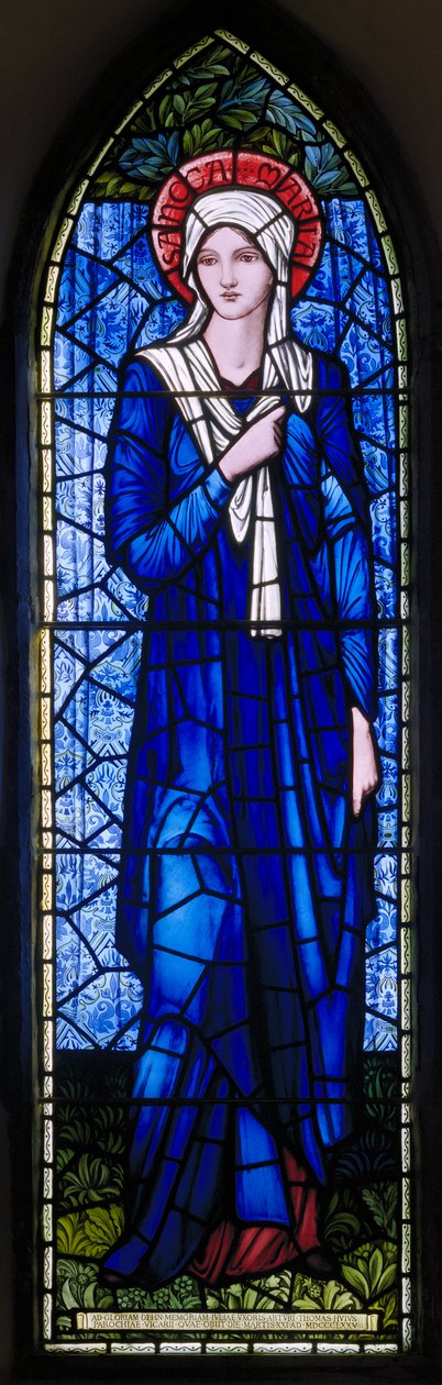 Rottingdean, St Margaret, Morris & Co., Edward Burne-Jones, Jungfru Maria, 1894 av Edward Burne Jones