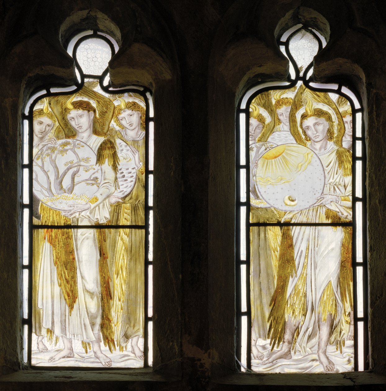 Skapelsens dagar, detalj, 1870 av Edward Burne Jones