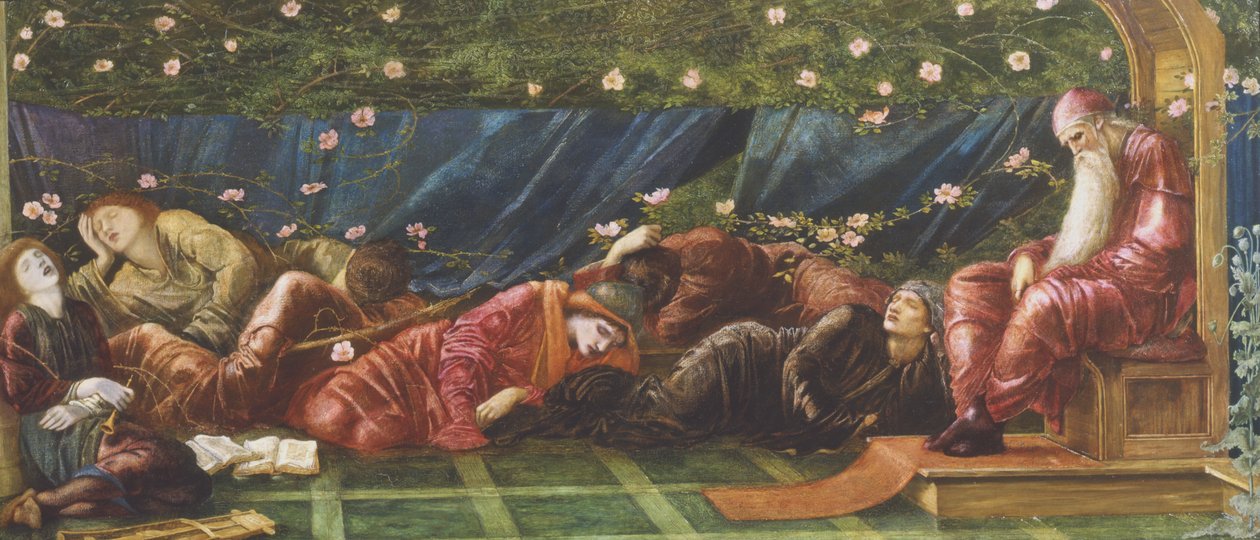 Kungen och hovet, illustration från 