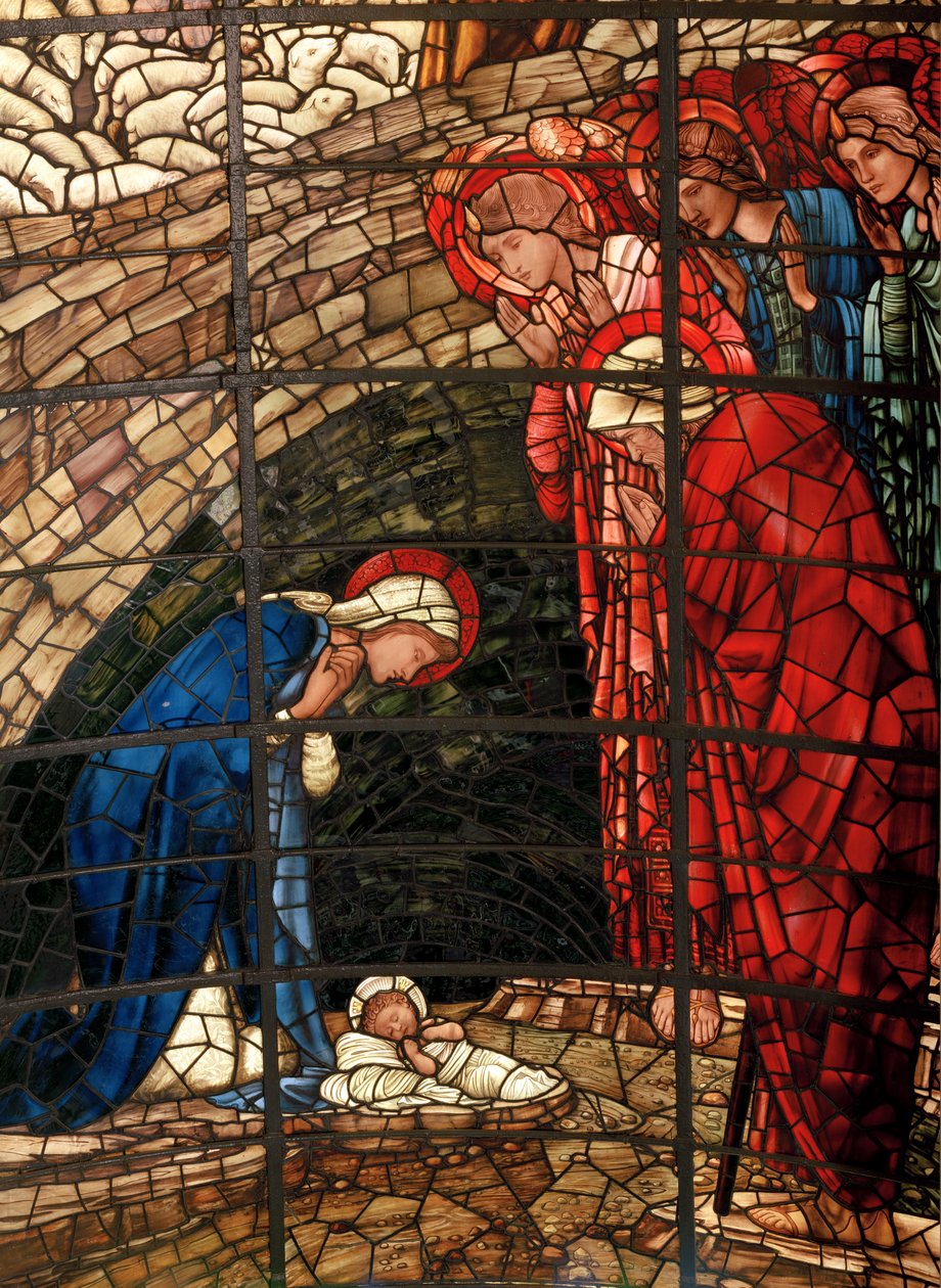 Nativity Window, detalj, 1888 av Edward Burne Jones