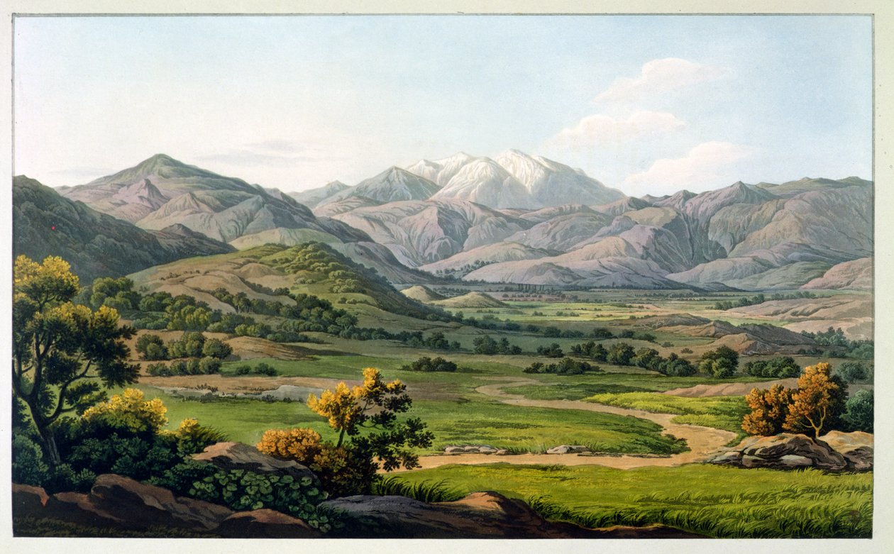 Mount Olympus, som sett mellan Larissa och Baba, plåt 22 från del 4 av 