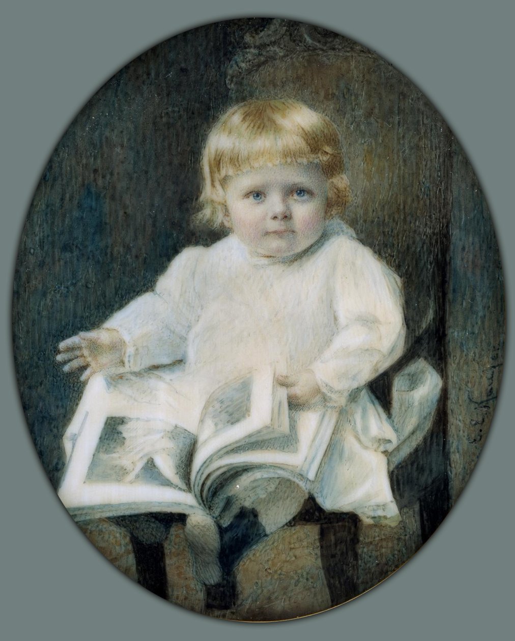 Porträtt av en pojke av Edward Elias Kaufer