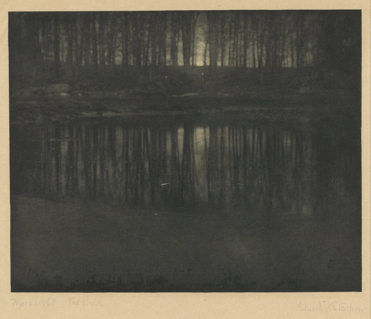 Moonlight- The Damm av Edward Jean Steichen