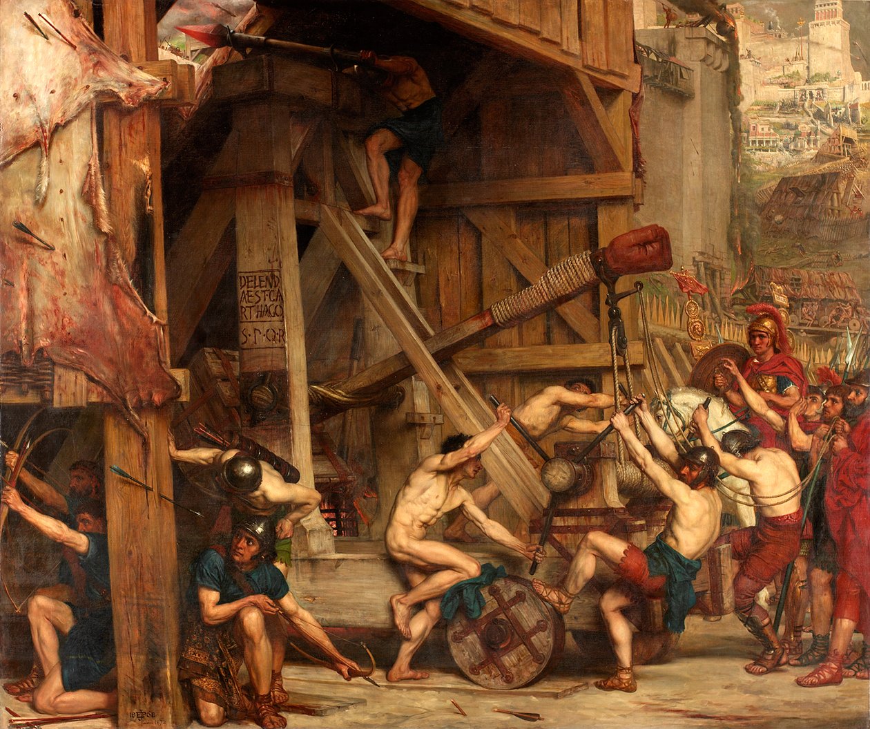 Katapulten, ca 1868-72 av Edward John Poynter