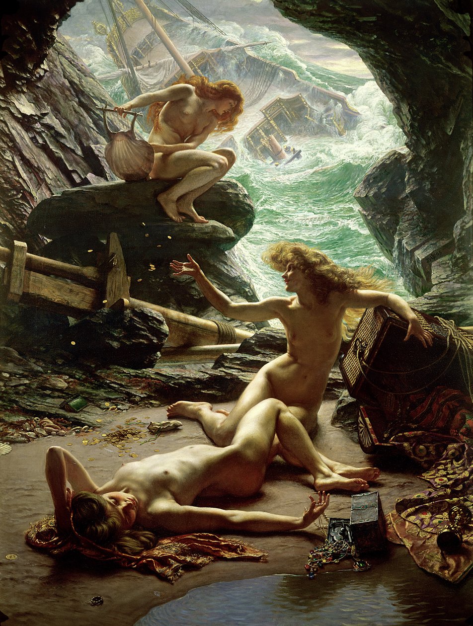 Stormnymfernas grotta, 1903 av Edward John Poynter