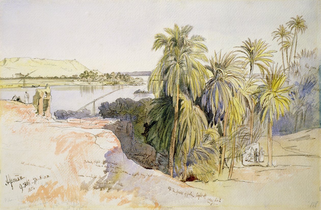 Assuan av Edward Lear
