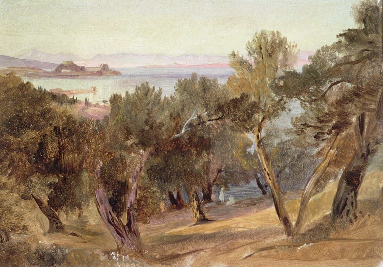 Korfu, 1800-tallets svenske av Edward Lear