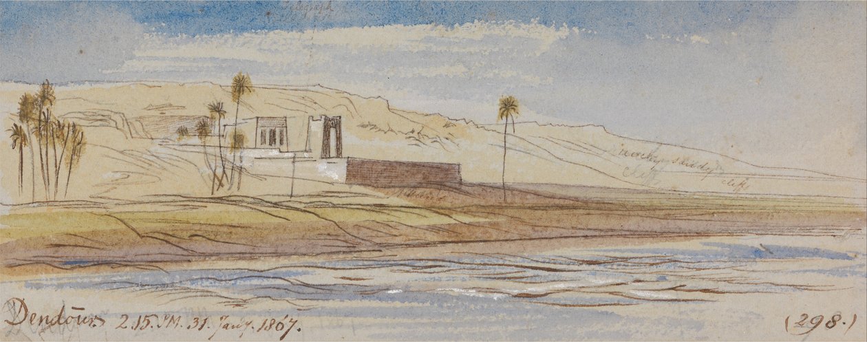Dendour, 14-15, 31 januari 1867 (298) av Edward Lear