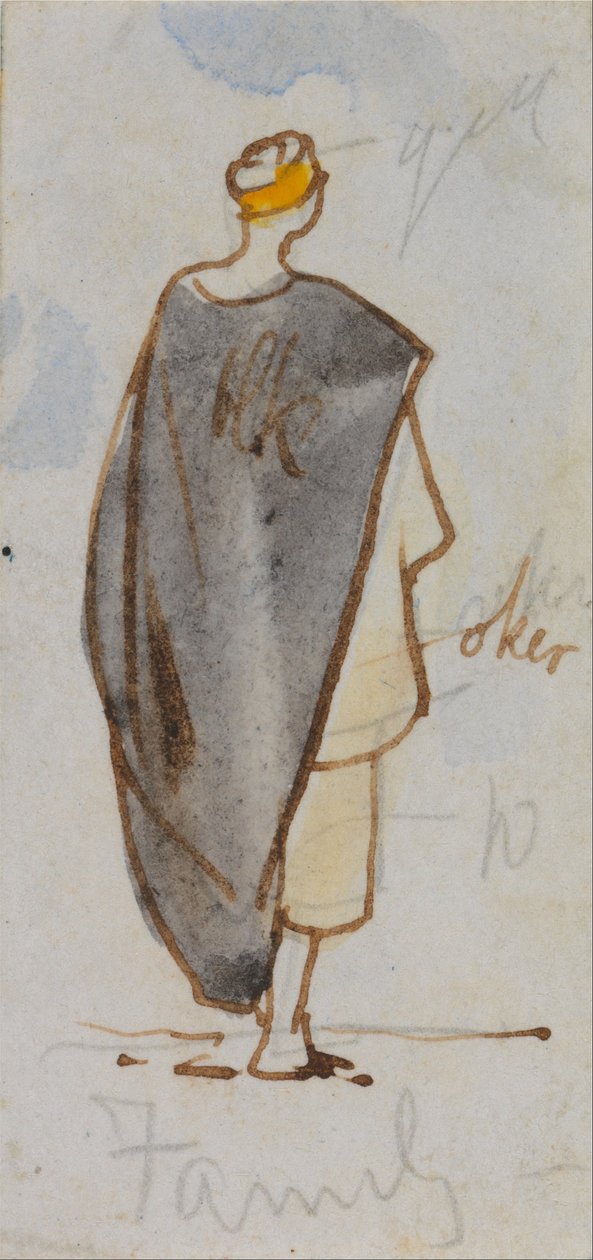 Egyptisk man av Edward Lear