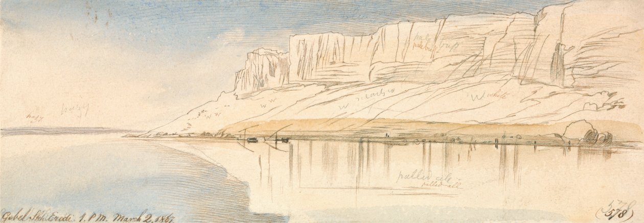 Jebel Sheikh arvingar av Edward Lear