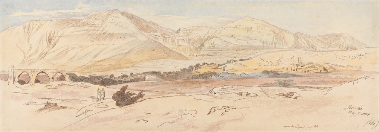 Jeriko, 7 maj 1858 (157) av Edward Lear