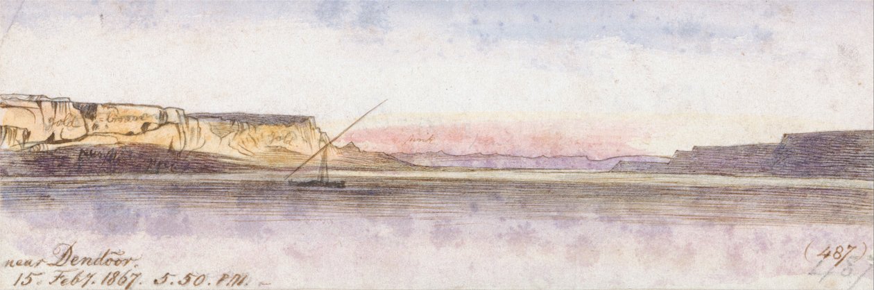 Nära Dendour av Edward Lear