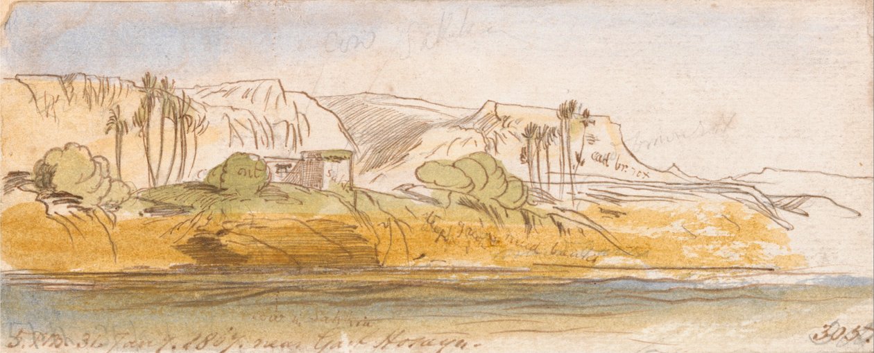 Nära Garf Hosayn av Edward Lear