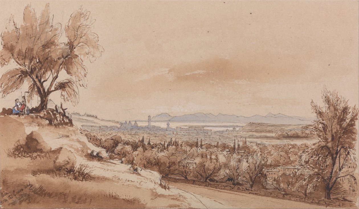 Trevligt från Genua Road av Edward Lear