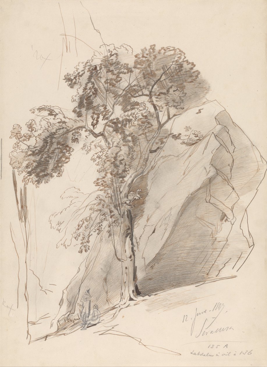 Siracusa, 12 juni 1847 av Edward Lear