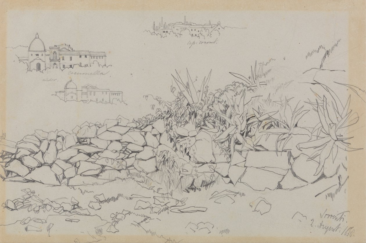 Sorrento, 2 augusti 1838 av Edward Lear