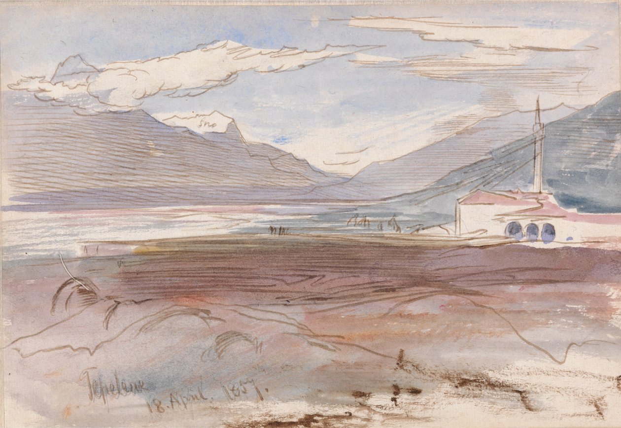 Tepelene, 18 april 1857 av Edward Lear
