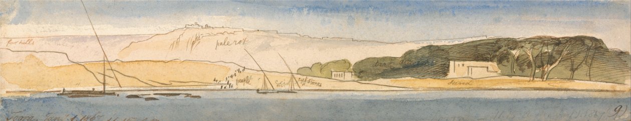 Toara, kl 11-15, 1 januari 1867 (9) av Edward Lear
