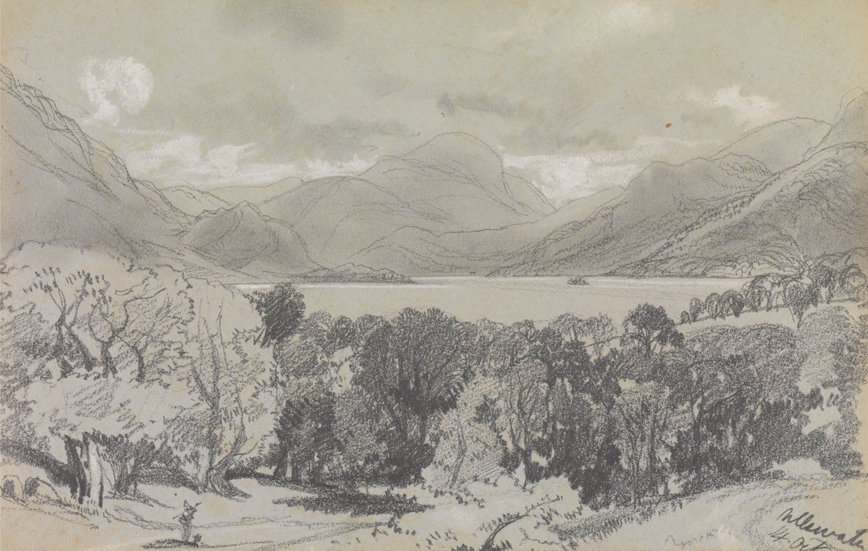 Ullswater, 14 oktober 1836 av Edward Lear