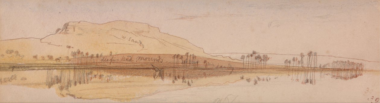 Utsikt över Nilen av Edward Lear