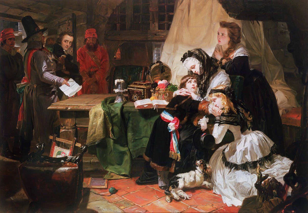 Marie Antoinette och hennes barn av Edward Matthew Ward