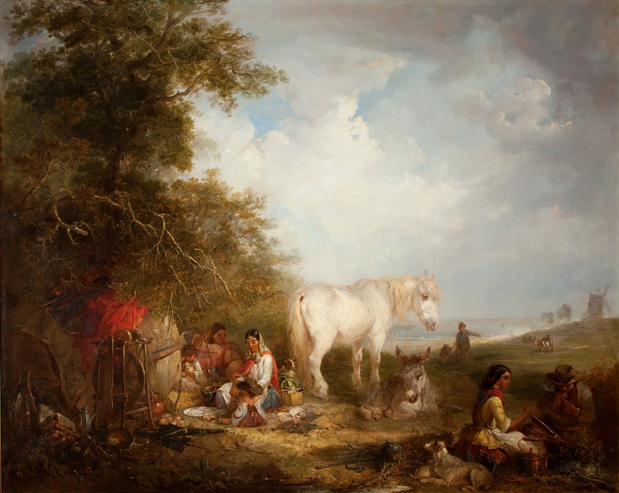 En zigenarscen av Edward Robert Smythe