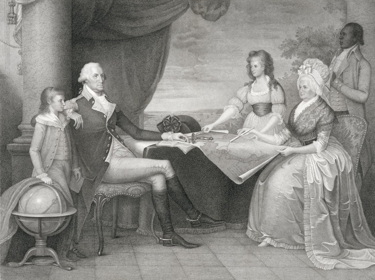Familjen Washington av Edward Savage