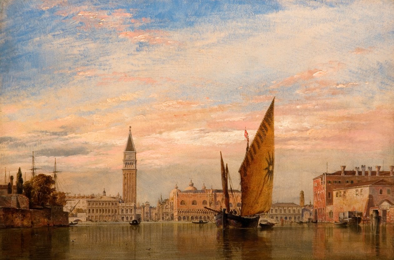 På Canal Grande i Venedig, 1851 av Edward William Cooke
