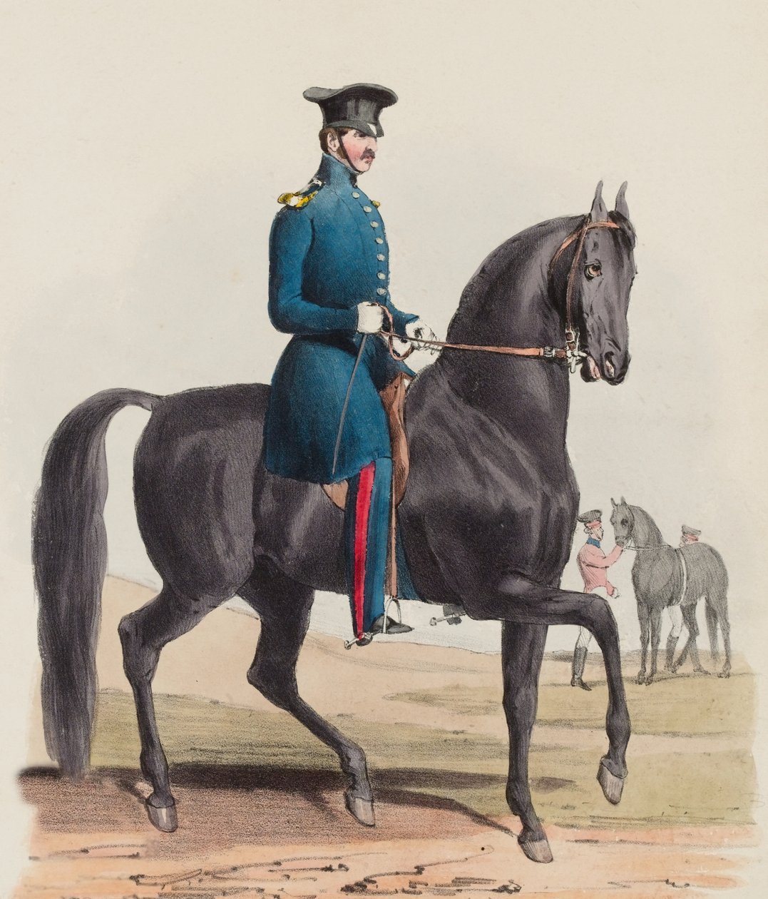Royal Horse Guards, Ridmaster och Rough Riders av Edward (after) Hull