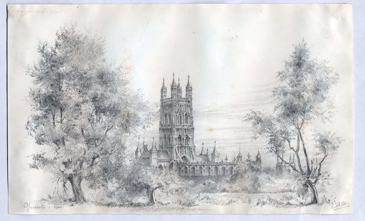 Gloucester Cathedral, 1900 av Edward Adrian Wilson