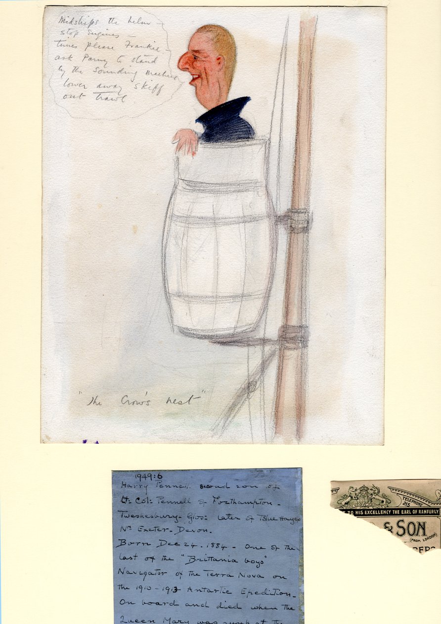 Henry Pennell, 1910-12 (wc & penna på papper) av Edward Adrian Wilson