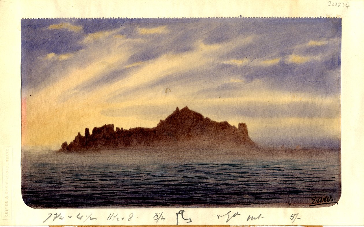 Södra Trinidad, 1901 (wc på papper) av Edward Adrian Wilson