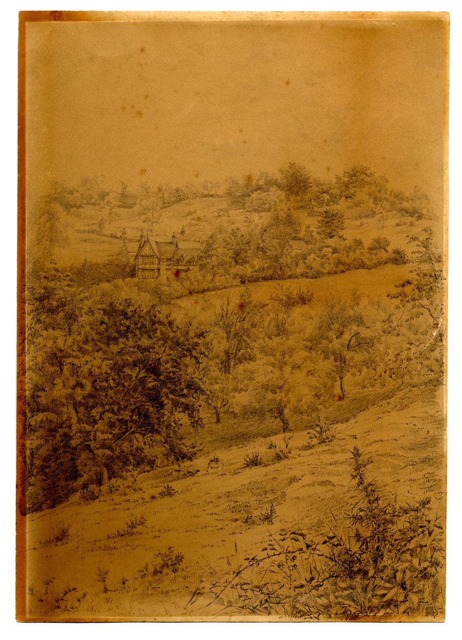The Crippets, 1895 (penna och bläck med tvätt på papper) av Edward Adrian Wilson