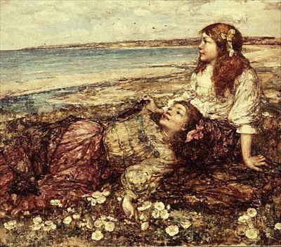Brighouse Bay, nära Kirkcudbright av Edward Atkinson Hornel