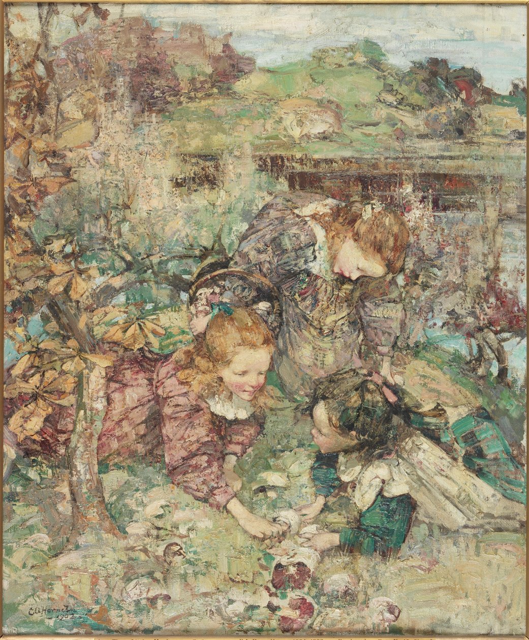 De små svampsamlarna av Edward Atkinson Hornel